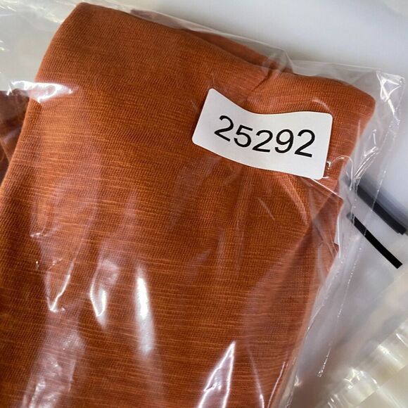 Coldwater Creek T-Shirt Women M Medium Orange Crew Neck Short Sleeve Cotton - Picture 9 of 9